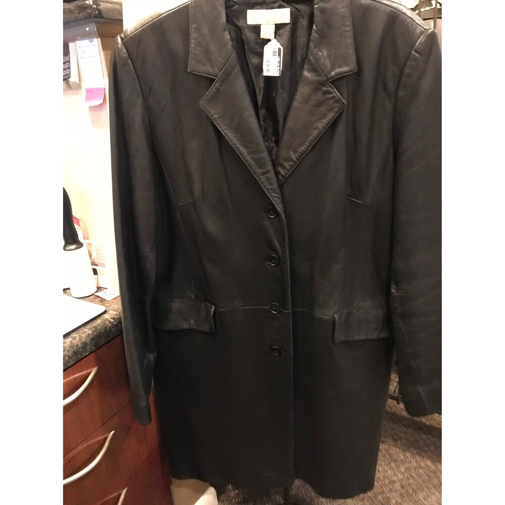 Casual Corner genuine leather jacket. Size XL